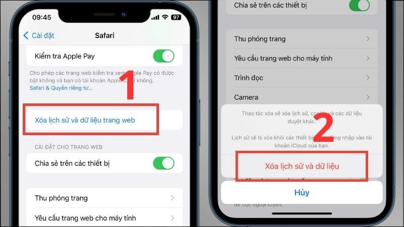 Các bước khắc phục iphone bị đầy bộ nhớ ảo