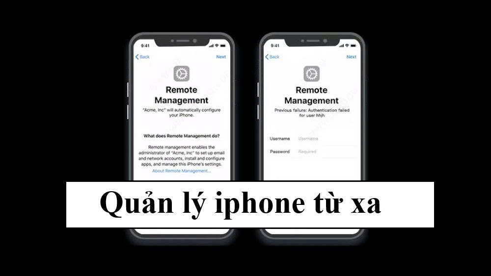 Quản lý iphone từ xa