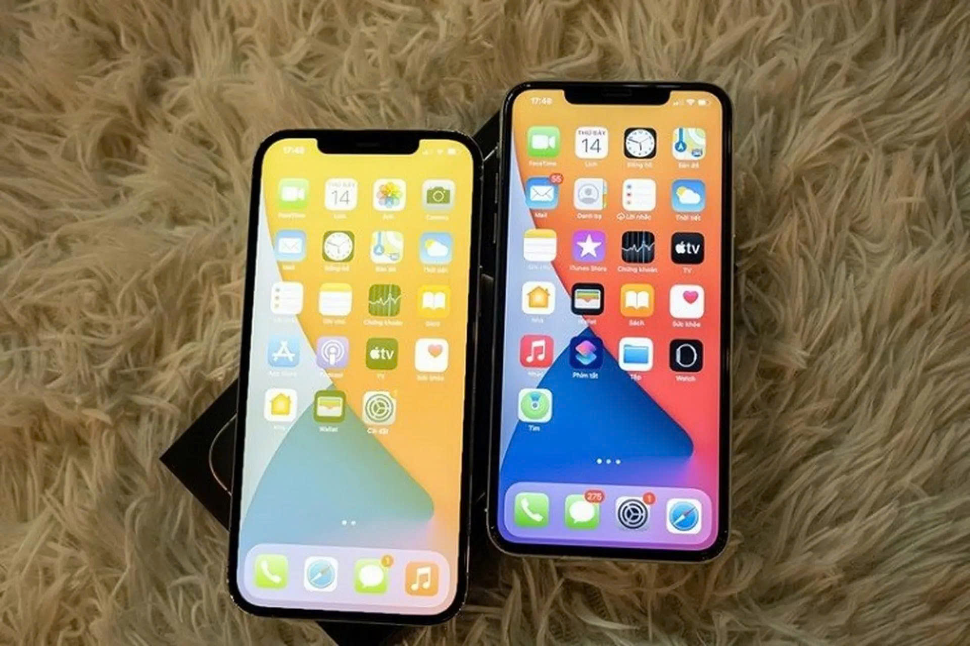 Dấu hiệu màn hình iPhone chuyển vàng